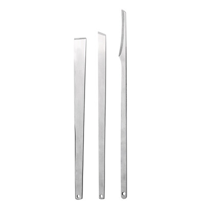 

3pcs Stainless Steel Foot Pedicure Knife Kit Toe Nail Shaver Dead Skin Callus Remover Foot Care Kits