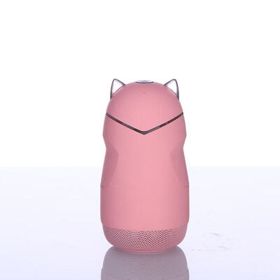 

TWS One Drag Two Wireless Bluetooth Speakers Led Light Portable Cartoon Cat Speaker