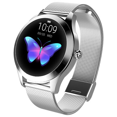 

KingWear KW10 Smart Watch 104 inch NRF52832 64KB RAM 512KB ROM Heart Rate Monitor Step Count Sedentary Reminder IP68 120mAh Built