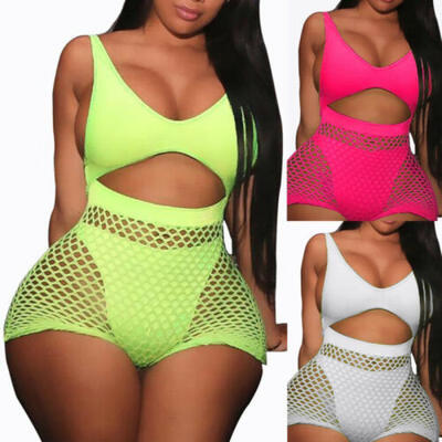 

Women Jumpsuit Romper Trousers Bodycon Playsuit Clubwear Backless Grid Pants UK