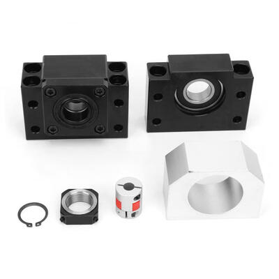

Greensen Bearing Steel Linear Rail with BF25BK25 Nut&Plum-blossom Coupling