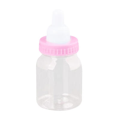 

12pcs Plastic Candy Box Kid Birthday Small Bottle Gift Box Wedding Supplies