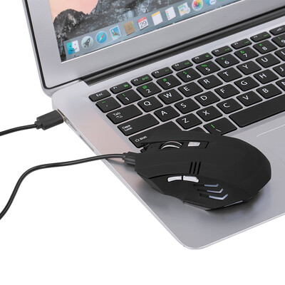 

Wireless Gaming Mouse 1600DPI Adjustable DPI BT Rechargeable Mice Ergonomic Mice for Game&Office Use