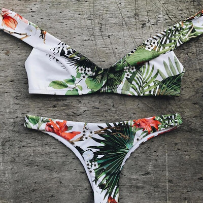 

Saidsome Womens Push-up Bikini Bra Print Swimwear Swimsuit Bathing Beachwear