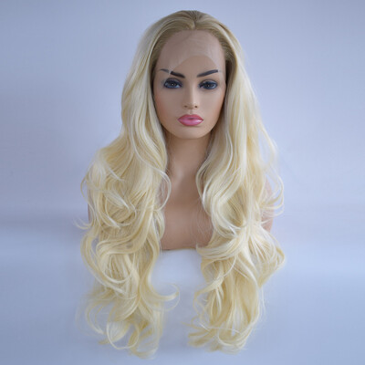 

〖Follure〗Curly Wig Glueless Lace Wigs Golden Women Indian Remy Human Hair Lace Front