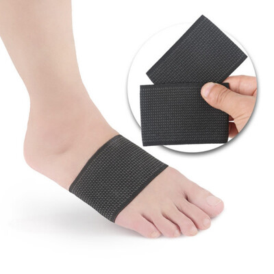 

1 Pair Compression Copper Arch Support Fasciitis Sleeves For Pain Relief Heel Spurs Feet Care Tool