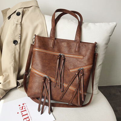 

Big bag female new Korean version of the handbag fashion retro shoulder diagonal package tote bag tide