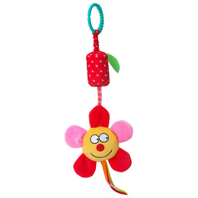 

Cartoon Car Hanging Doll Kid Squeak BB Sound Wind Chimes Appease Rattle Toy