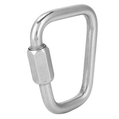 

Greensen Stainless Steel Lock Outdoor Quick Locking Carabiner Hanging Hook Buckle for Paraglider
