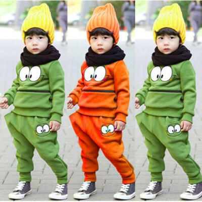 

Baby Boy Girl Kid Casual T-shirt TopPants Sweater Outfit Sportswear Clothes