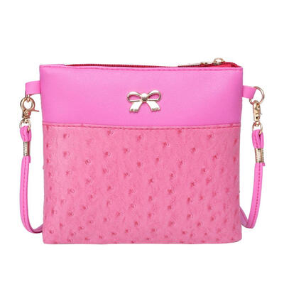 

Vintage Women Bowknot Sling Messenger Bag PU Handbag Shoulder Satchel Bags