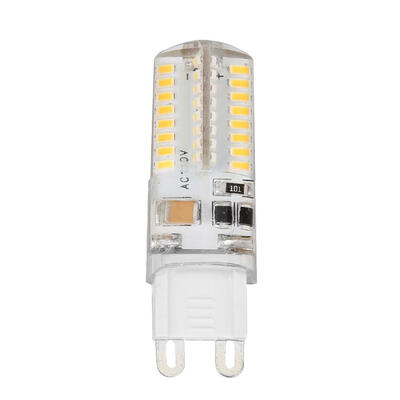 

G9 LED Lamp 3W AC 110V 64 SMD3014 LED Bulb 360 Beam Angle Silicone Light