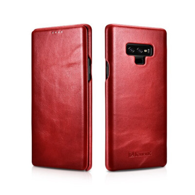 

ICARER Real Leather for Samsung Note 9 Handmade Retro Genuine Leather Case For Samsung Galaxy Note9 Vintage Leather Case For Note9