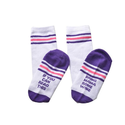 

Letter Printed Blending Socks for Men Breathable Sweat Absorption Adult Socks