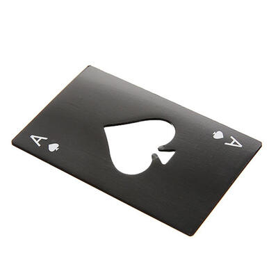 

Mini Spade A Poker Card Beer Bottle Opener Stainless Steel Bottle Opener