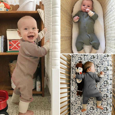 

US Baby Boy Cardigan Romper Bodysuit Jumpsuit Playsuit Outfit Clothes Newborn