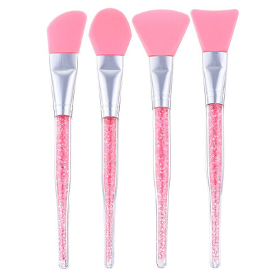 

Toponeto Transparent Crystal Handle Facial Face Mud Mask Mixing Brush Cosmetic Makeup Kit