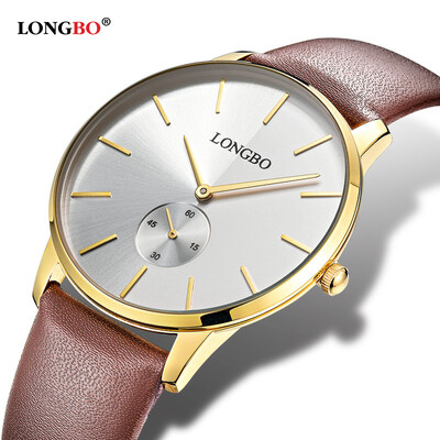 

Simple casual couple watch belt mens waterproof watch independent seconds student watch
