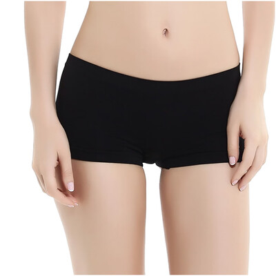 

Toponeto Women Underwear Sexy Quarter Trousers Slim Fit Seamless Underpants Safety Pant