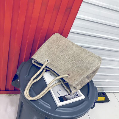 

Spring&summer bags female 2019 new wave Korean fashion casual large capacity wild shoulder canvas mummy tote