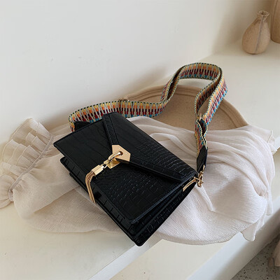 

high-level womens bag chic flow small square bag early autumn new 2019 casual one-shoulder bag messenger bag