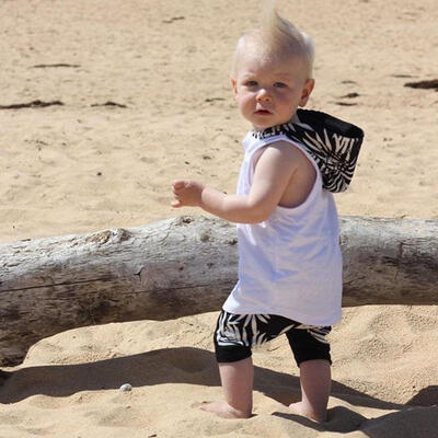 

Newborn Kids Baby Boys Clothes Hoodie T-shirt Tops Shorts Pants Outfits Set AA