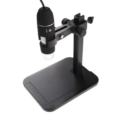 

1000X 8 LED 2MP USB Digital Microscope EndoscopeMagnifier CameraLift Stand