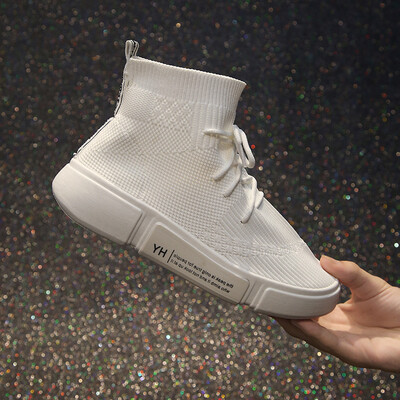 

Korean version of ulzzang Harajuku high-heeled sneakers children summer school socks leisure hip-hop socks shoes