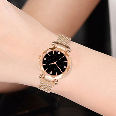 

RM Women Watches Minimalism Starry sky Magnet Buckle Casual Female Wristwatch
