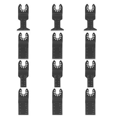 

Greensen 12pcs Oscillating Multi Tool High Carbon Steel Saw Blades for Bosch Dremel Fein
