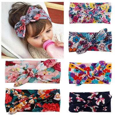 

Kids Girls Baby Headband Toddler Bow Flower Hair Band Accessories Headwear