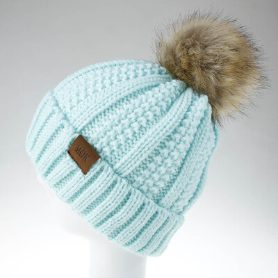 

Tailored New Women Girls Keep Warm Winter Casual Knitted Hat Wool Hemming Hat Ski Hat