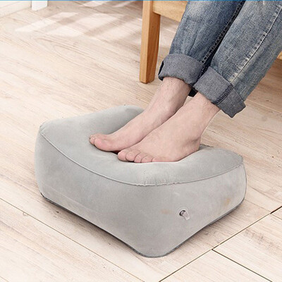 

1pcs Inflatable Foot Pad Foot Massage Pad Foot Travel Pad PVC Thick Flocking Foot Pad
