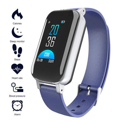 

2 in 1 T89 Dual Bluetooth 50 TWS Earphone Smart Bracelet Heart Rate Blood Pressure Monitor Sports Watch For IOS Android