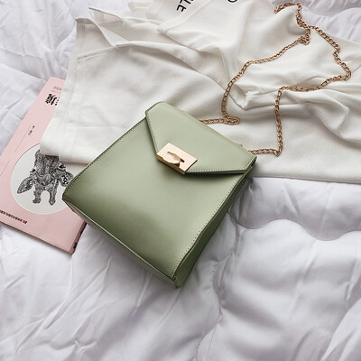 

On the new small bag foreign gas handbags summer new 2019 simple mini ins one shoulder chain Messenger bag female wild