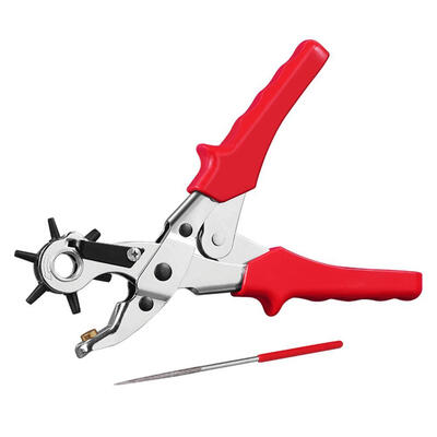 

Leather Belt Hole Punch Plier Eyelet Puncher Punching with Grinding Bar