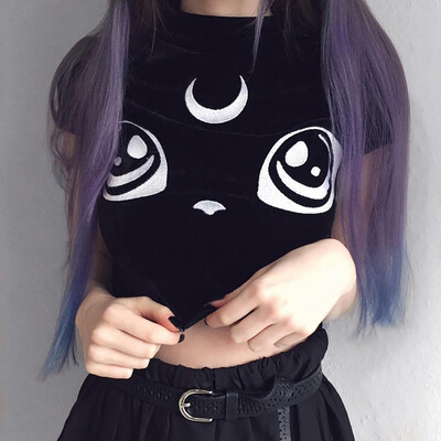 

Starmoon Women Girls Plus Size Print Tees Shirt Short Sleeve T Shirt Blouse Tops