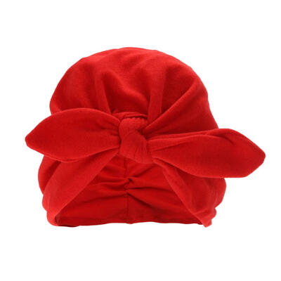 

Toddler Kids Baby Soft Cotton Knot Hat Rabbit Ears Stretchable Cap Beanie