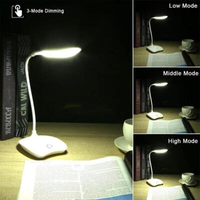 

Smart Timing Touch Sensor Cordless LED Light Desk Table Reading Lamp-White USB
