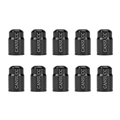 

10pcs Aluminum Bike Bicycle Tyre Tire Schrader Valve Stem Caps Dust Covers