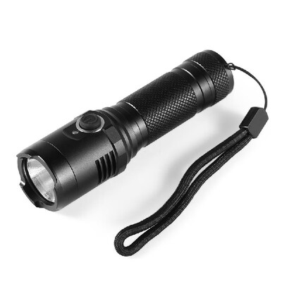 

Rechargeable Pocket LED Flashlight Torch Super Bright 4 Modes Flash Light Work Light with Magnet for Indoor Outdoor Camping Hiking