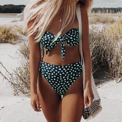 

Roseonmyhand Fashion Women Bikini Swimsuit Print Bikini Swimsuit Sexy Swimwear