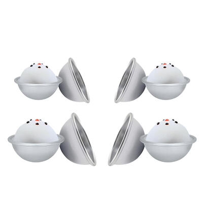 

4pcs Aluminum Alloy Bath Bomb Molds 3D Ball Sphere Shape DIY Bathing Tool