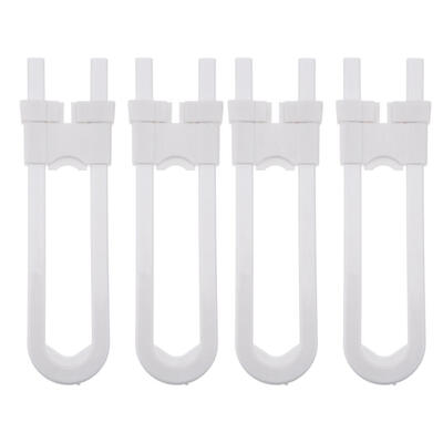 

1 Set U-shaped Lock Child Safety Cabinet Closet Door Latches for Baby Safe