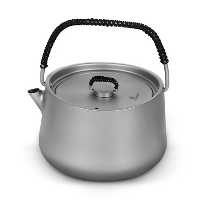 

10L Ultralight Titanium Kettle Outdoor Portable Water Kettle Coffee Pot Teapot Camping Cookware