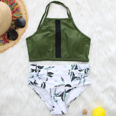 

Swimwear Women Bikini High Waist Swimsuits Retro Beachewear Bikinis Swimming Suit for Female Push Up Bathing Suits