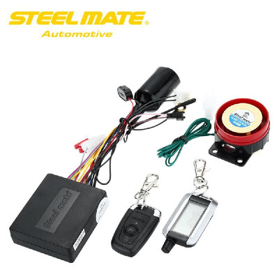 

Steelmate 986XO 2 Way Motorcycle Alertor System Remote Engine Start Water Resistant ECU with LCD Transmitter Motorcycle Security