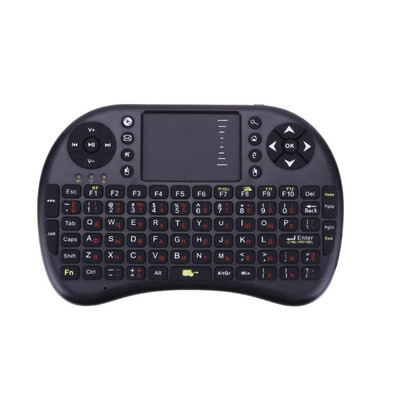 

24G Mini Wireless Russian Version Keyboard Mouse Touchpad for Smart TV Box