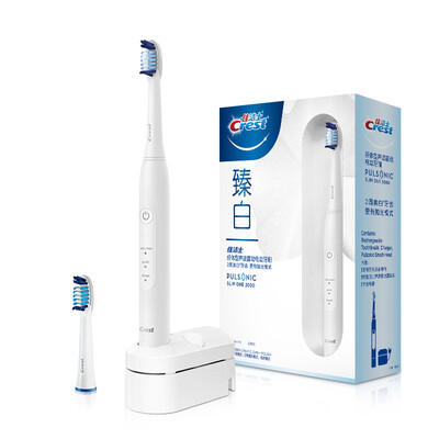 

Crest electric toothbrush adult sound wave whitening white brush smart charging type white cloud white S311 portable for men&women