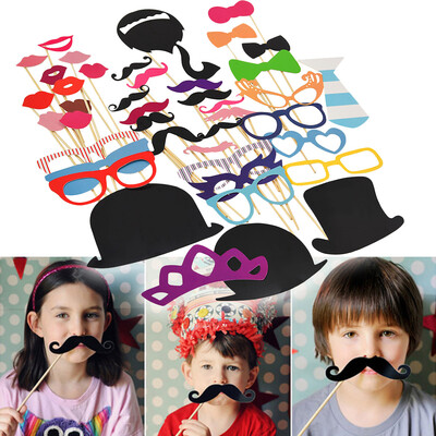 

58-piece glasses photo props mustache photo props Christmas